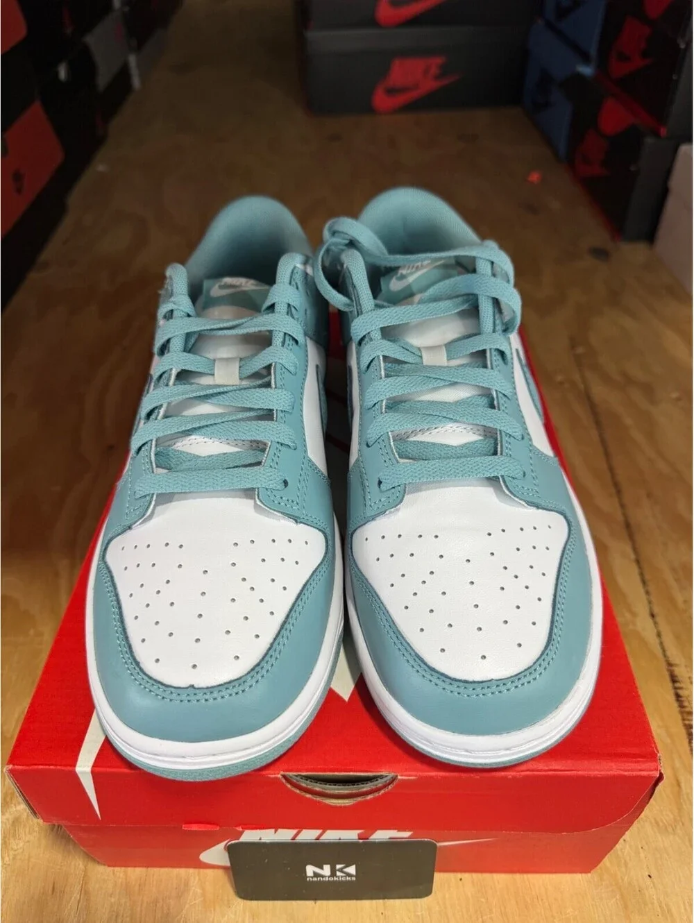 Nike Dunk Low 'Denim Turquoise' DV0833-106 BRAND NEW MENS SIZE 9.5